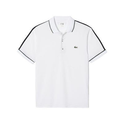 LACOSTE POLO MIT FARBIGEN PASPELN