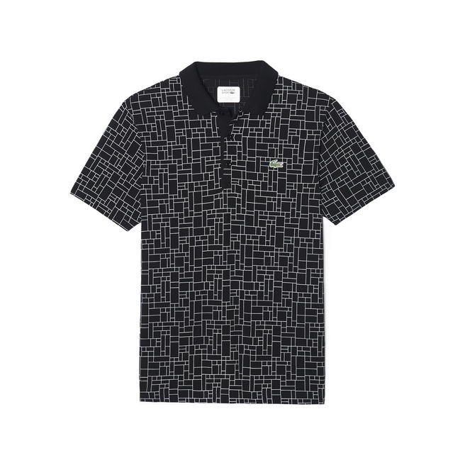 LACOSTE POLO MIT TENNISPLATZ-AUFDRUCK