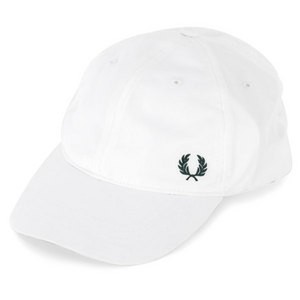 Fred Perry White Tennis Cap