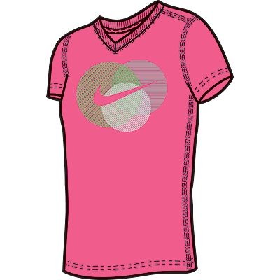 Nike Legend Swoosh V-Neck Fill SS