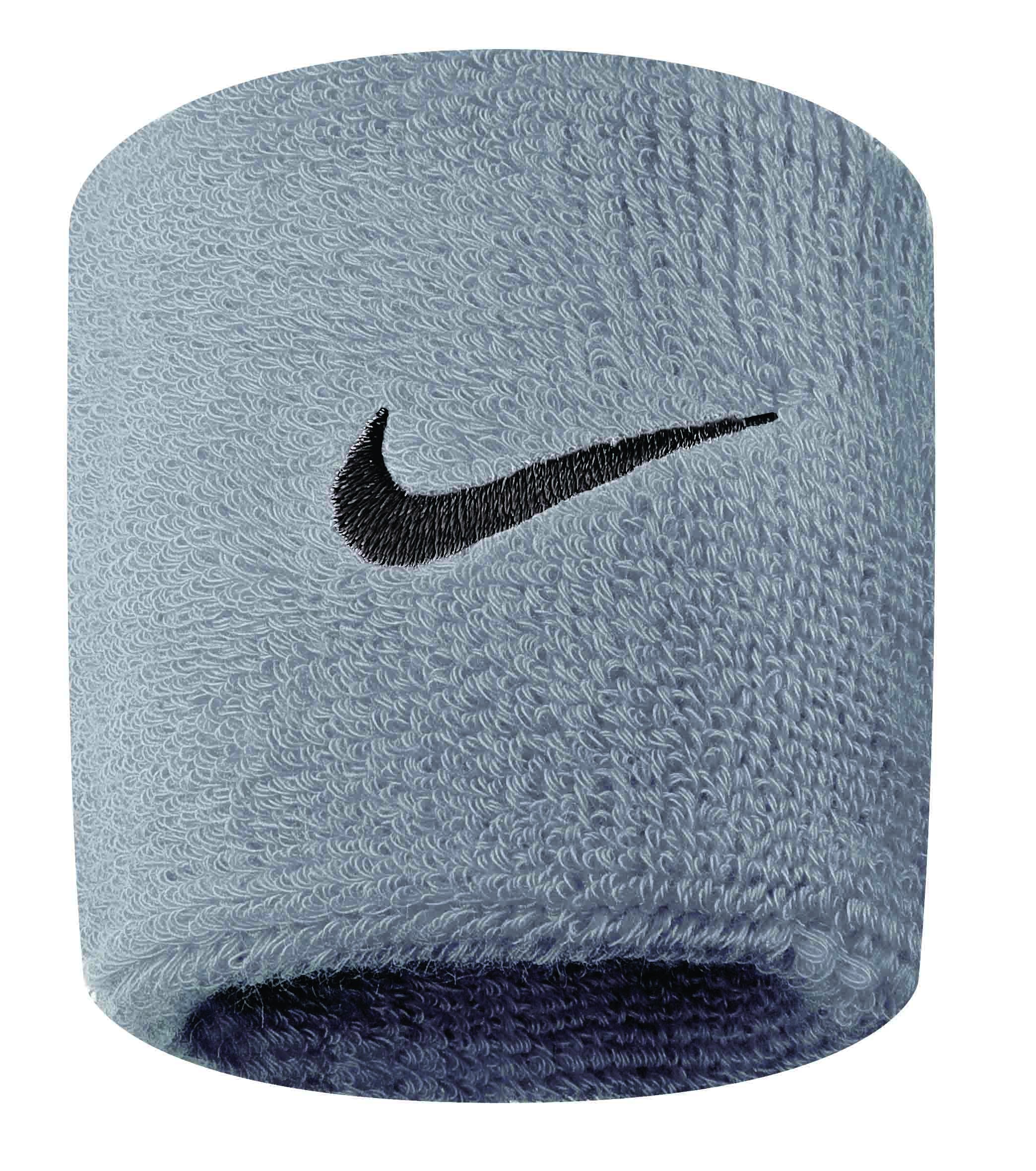 Nike Swoosh Wristbands 2er Pack-unisex-grau