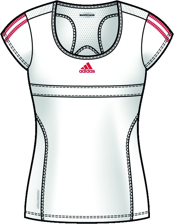 adidas Women barricade Capsleeve