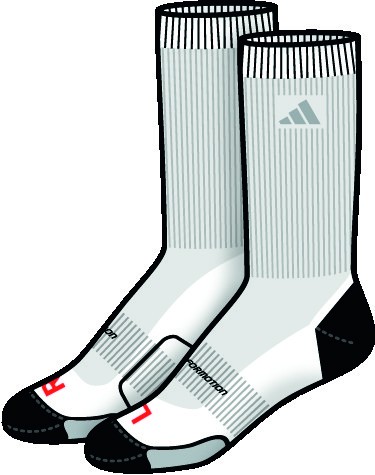 Adidas Fully cushioned Tennis Crew 1pp