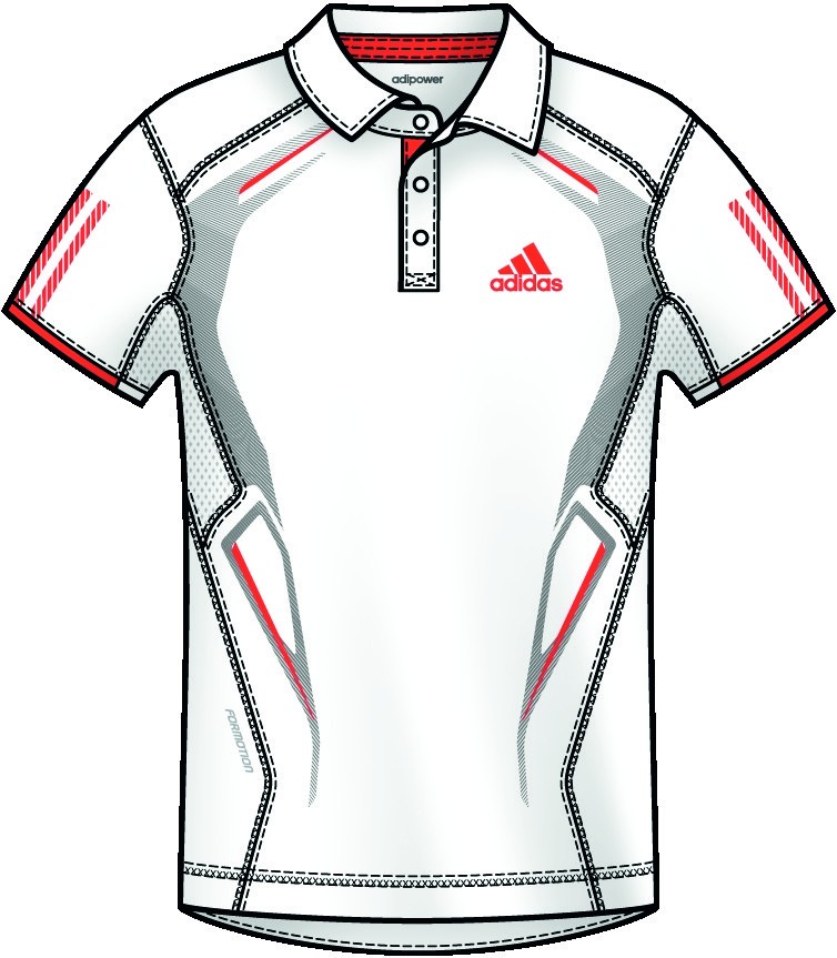 adidas Men Barricade Traditional Polo