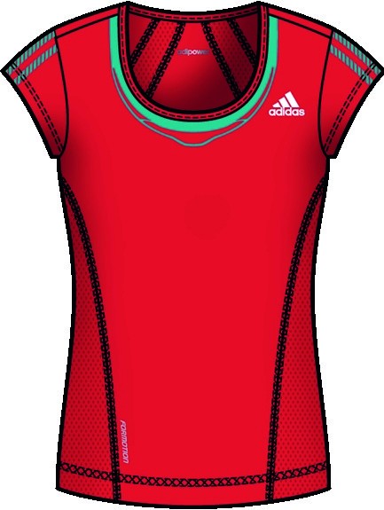 adidas Girls adipower barricade Capsleeve
