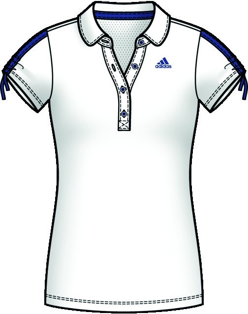 adidas Girls Response Traditional Polo