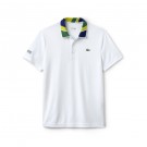 LACOSTE Herren Polo Shirt aus Funktionspique mit Aufdruck